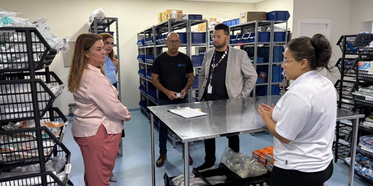 Estado realiza visita técnica ao Hospital Santo Antônio e à Carreta da Saúde da Mulher em Itapema
