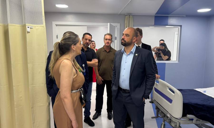 Governo do Estado entrega primeira etapa do Pronto Socorro do Hospital Regional do Oeste em Chapecó