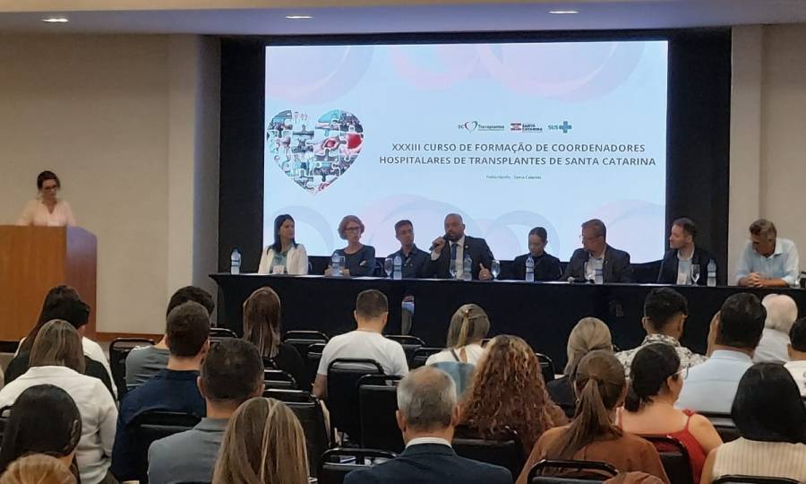 Santa Catarina promove capacitação estadual para Coordenadores Hospitalares de Transplantes