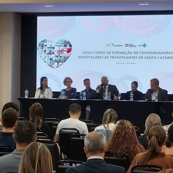Santa Catarina promove capacitação estadual para Coordenadores Hospitalares de Transplantes