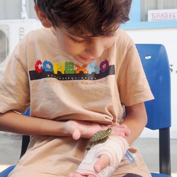 Hospital Regional Ruth Cardoso promove reencontro entre paciente e animal de estimação em Balneário Camboriú