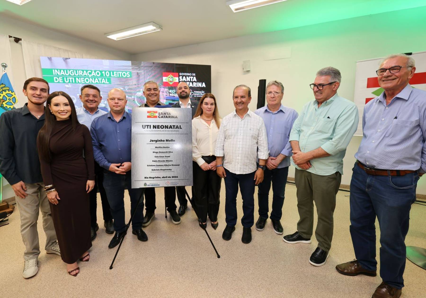 Governo do Estado inaugura UTI Neonatal e habilita novos serviços de alta complexidade em Rio Negrinho