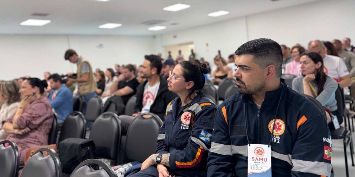 Em Indaial, SAMU celebra 20 anos com Seminário de Urgência e Emergência 