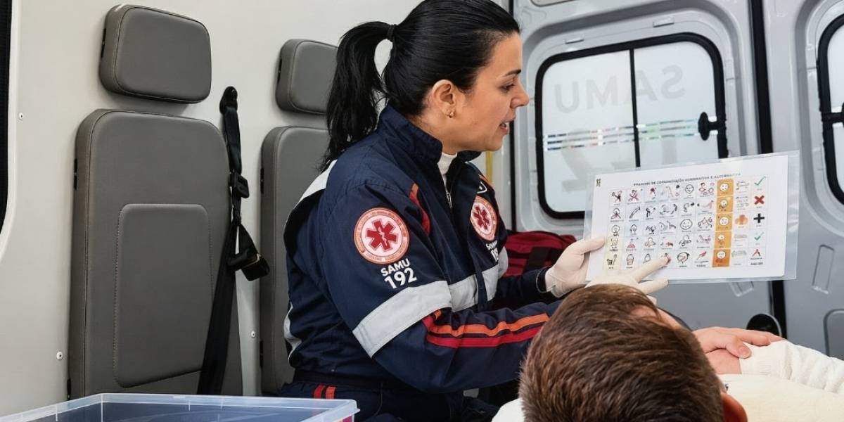 Em Indaial, SAMU implanta iniciativa inédita para atendimento inclusivo a pacientes com sensibilidade sensorial e dificuldades de comunicação
