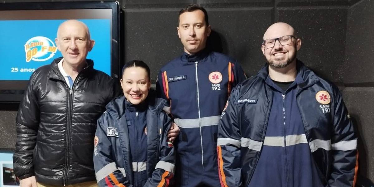 Reencontro celebra atuação do SAMU em ocorrência de parada cardiorrespiratória
