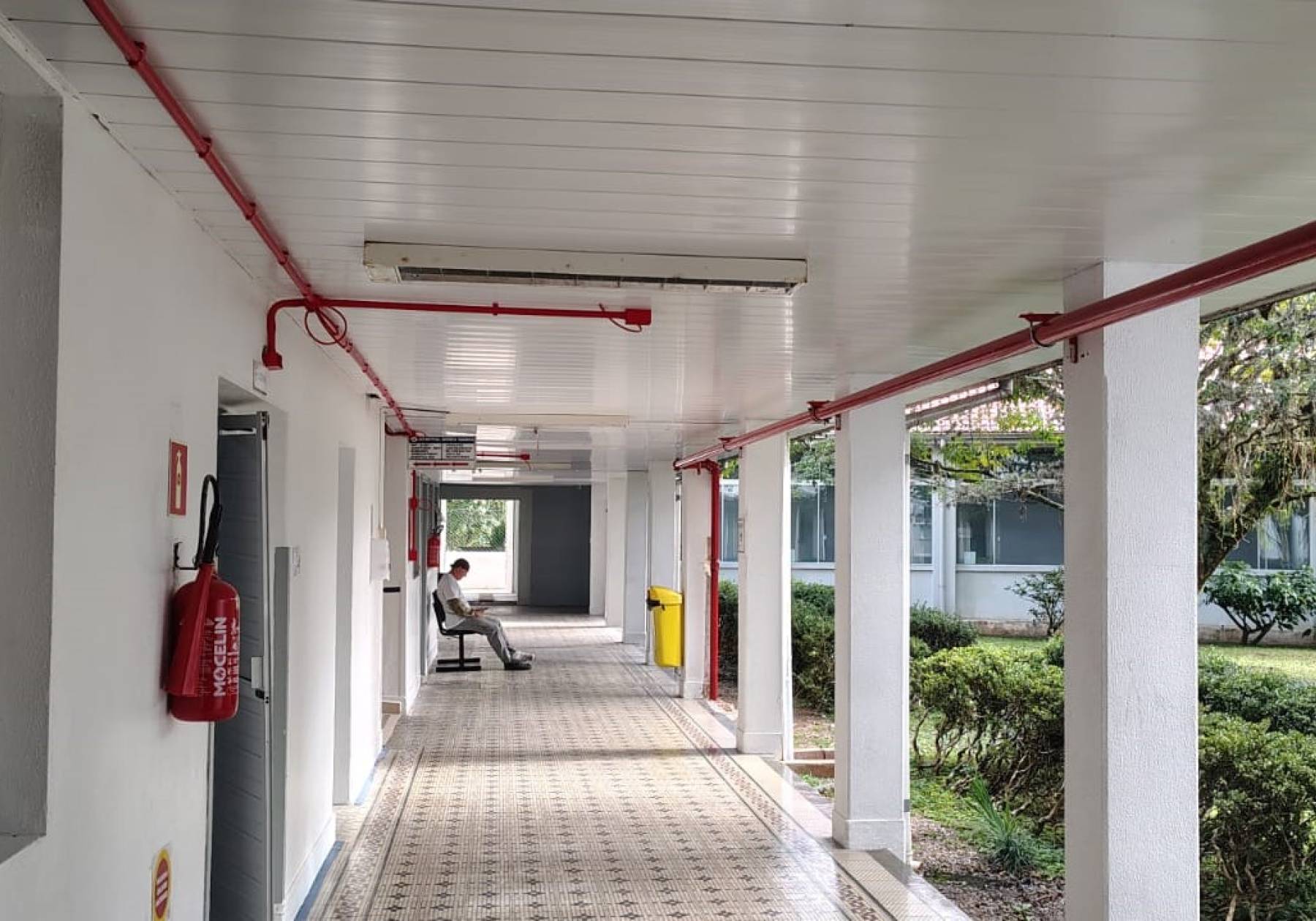 Saúde em Obras: Hospital Nereu Ramos executa melhorias para ampliar a segurança contra incêndios 