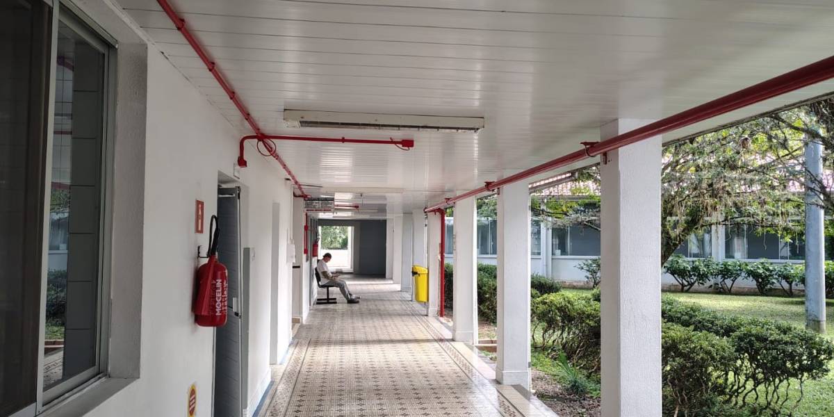 Saúde em Obras: Hospital Nereu Ramos executa melhorias para ampliar a segurança contra incêndios 