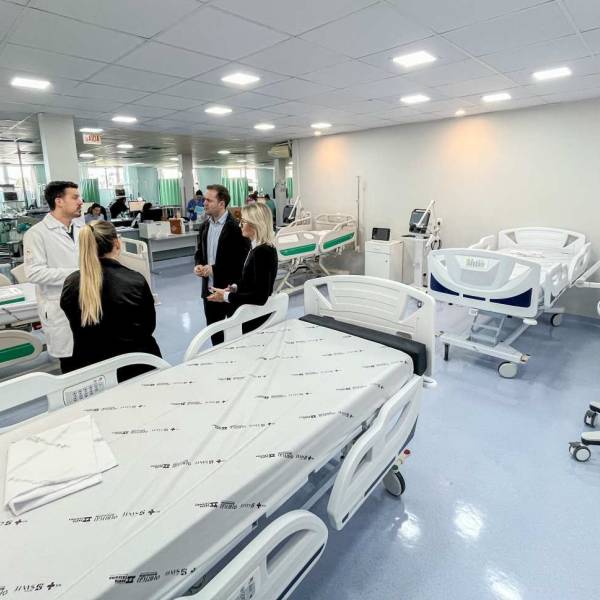 Saúde em Obras: Concluída ampliação da UTI no Hospital Regional Terezinha Gaio Basso de São Miguel do Oeste