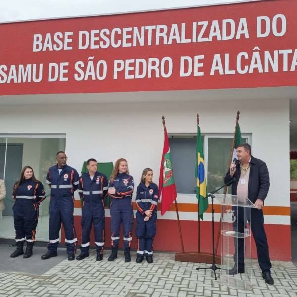SAMU amplia atendimento de urgência com nova base e ambulância em São Pedro de Alcântara