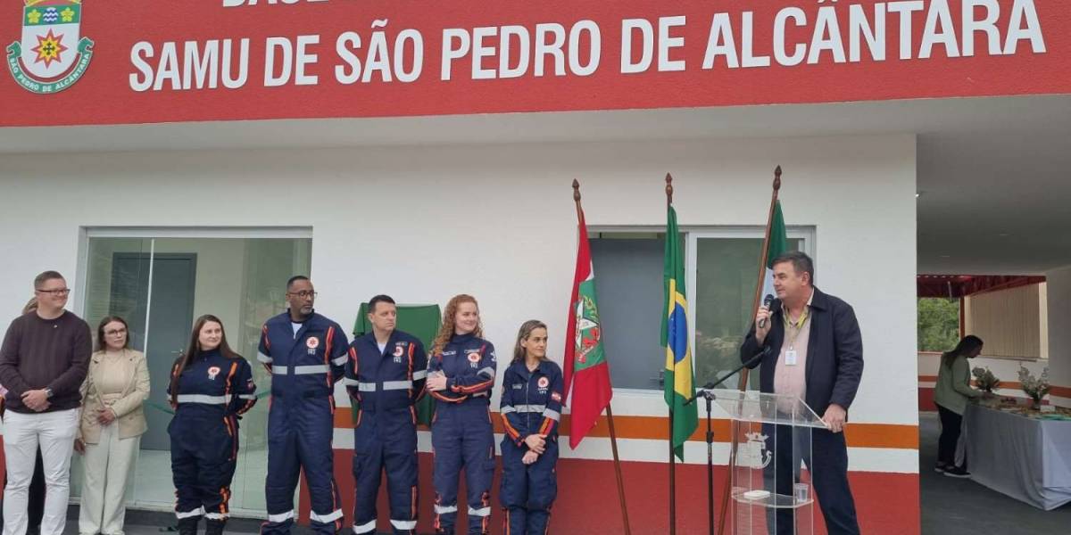SAMU amplia atendimento de urgência com nova base e ambulância em São Pedro de Alcântara