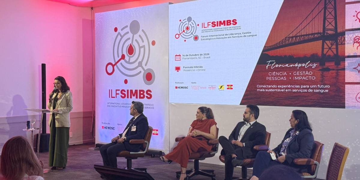 Fórum internacional do HEMOSC debate inovação e excelência em serviços de sangue